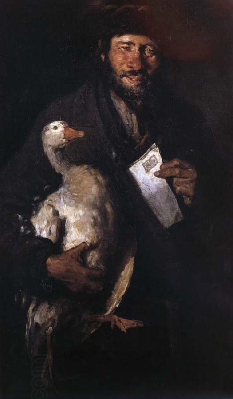Nicolae Grigorescu Jew with a Goose China oil painting art